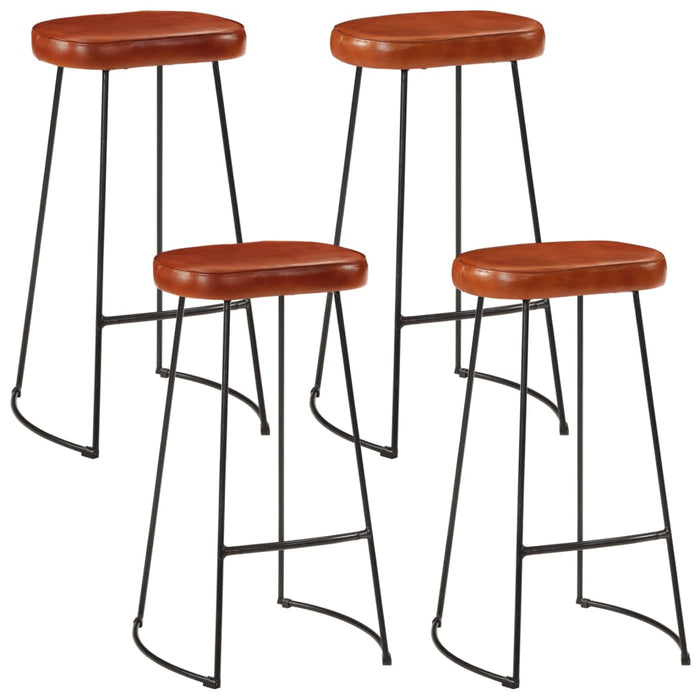 Set de bar, 5 piese, lemn masiv de mango brut și metal - WALTI WALTI