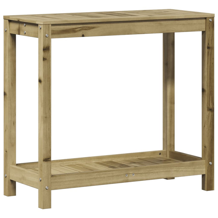 Masă de plantare cu poliță 82,5x35x75 cm lemn impregnat de pin WALTI
