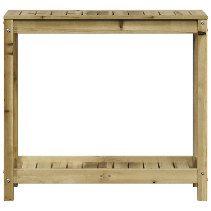 Masă de plantare cu poliță 82,5x35x75 cm lemn impregnat de pin WALTI