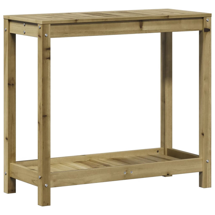 Masă de plantare cu poliță 82,5x35x75 cm lemn impregnat de pin WALTI