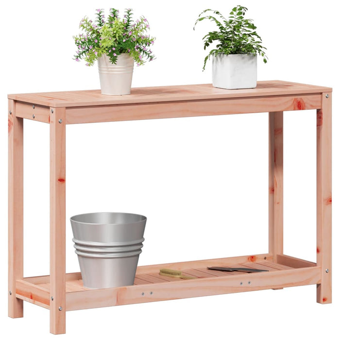 Masă de plantare cu raft, 108x35x75 cm, lemn masiv douglas WALTI