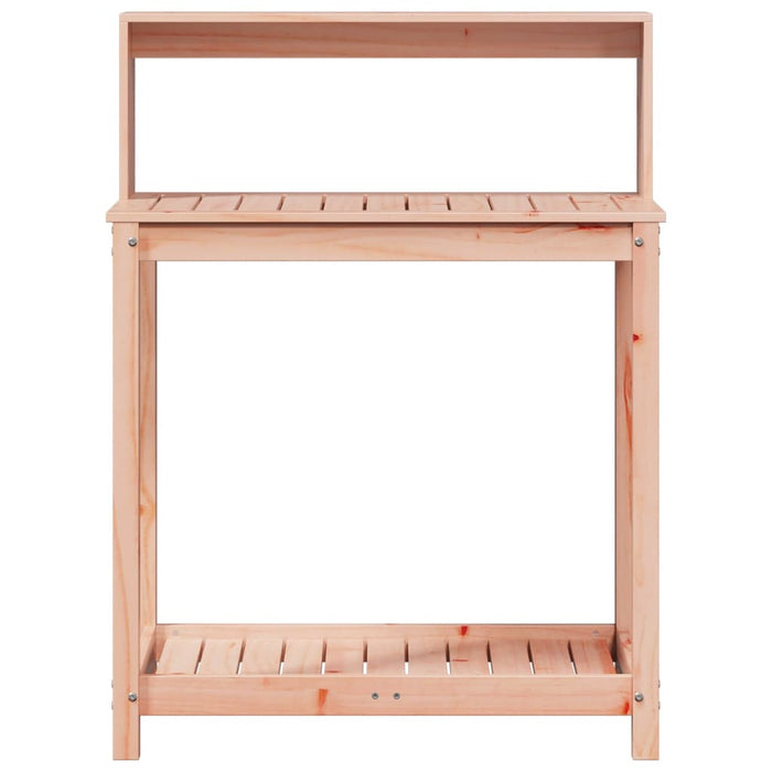 Masă de plantare cu rafturi 82,5x50x109,5 cm lemn masiv douglas - WALTI WALTI