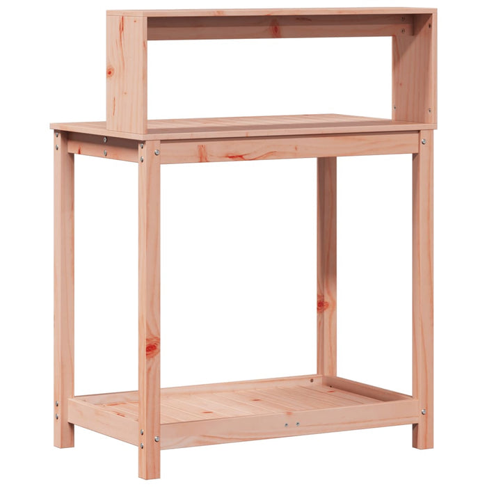 Masă de plantare cu rafturi 82,5x50x109,5 cm lemn masiv douglas - WALTI WALTI