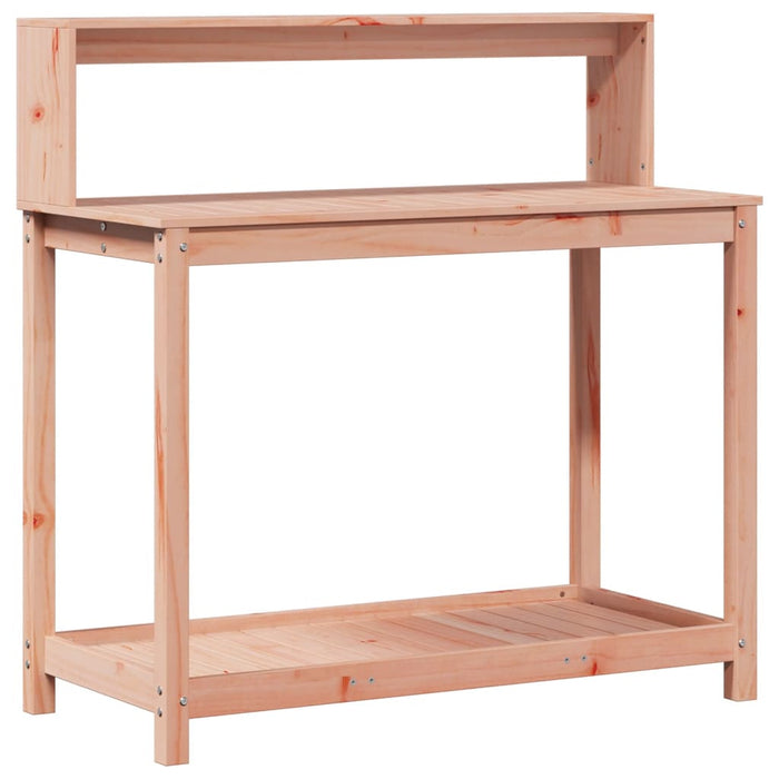Masă de plantare cu rafturi 108x50x109,5 cm lemn masiv douglas - WALTI WALTI