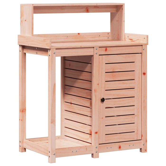 Masă de plantare cu rafturi 82,5x50x109,5 cm lemn masiv douglas - WALTI WALTI