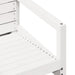 Set mobilier de grădină, 3 piese, alb, lemn masiv de pin - WALTI WALTI