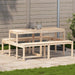 Masă de picnic, 160x134x75 cm, lemn masiv de pin - WALTI WALTI
