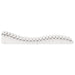 Șezlong, alb, 205x70x31,5 cm, lemn masiv de pin - WALTI WALTI