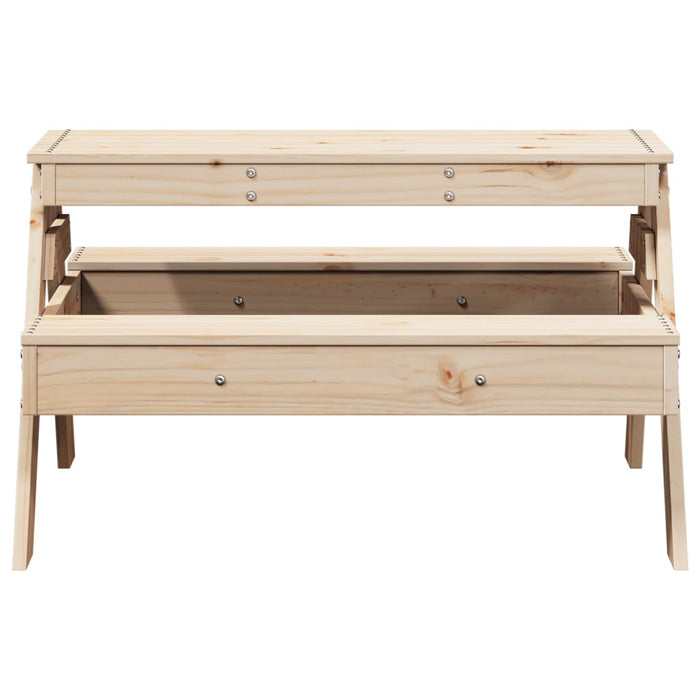 Masă de picnic pentru copii, 88x97x52 cm, lemn masiv de pin - WALTI WALTI