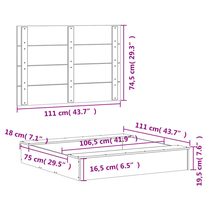 Groapă de nisip cu capac, 111x111x19,5 cm, lemn masiv de pin - WALTI WALTI