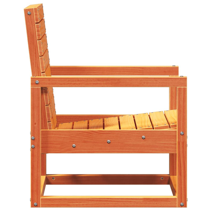 Set mobilier grădină, 3 piese, maro ceruit, lemn masiv pin - WALTI WALTI