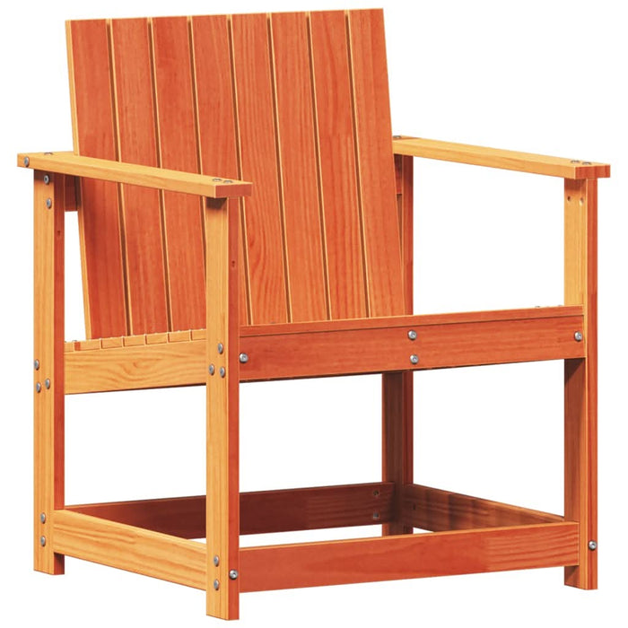 Set mobilier grădină, 3 piese, maro ceruit, lemn masiv pin - WALTI WALTI