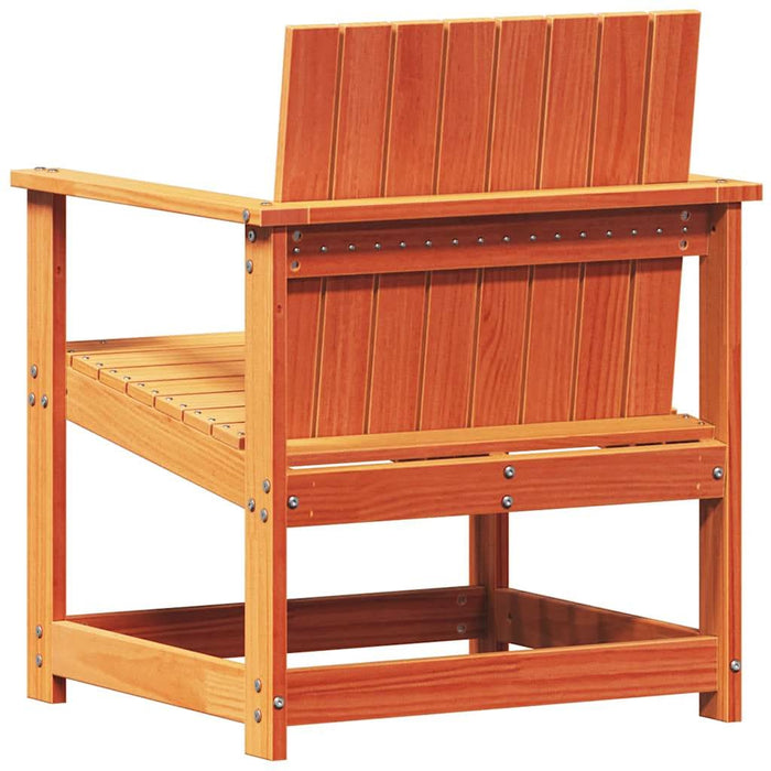 Set mobilier grădină, 3 piese, maro ceruit, lemn masiv pin - WALTI WALTI