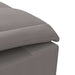 Șezlong de masaj cu sprijin, gri taupe, material textil - WALTI WALTI