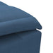 Șezlong de masaj cu sprijin, albastru, material textil - WALTI WALTI