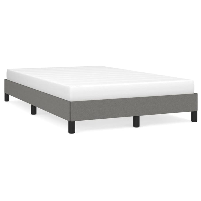 Cadru de pat fără saltea gri închis 120x190 cm țesătură - WALTI WALTI