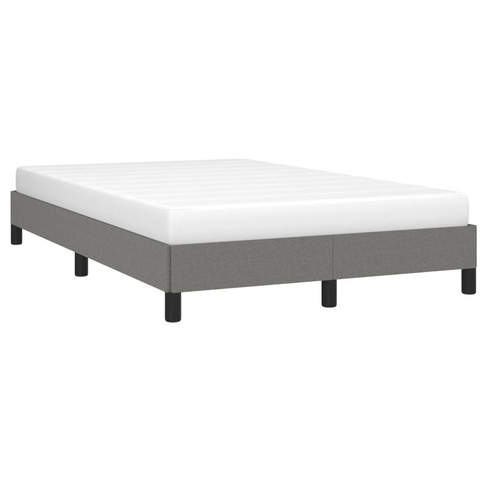 Cadru de pat fără saltea gri închis 120x190 cm țesătură - WALTI WALTI