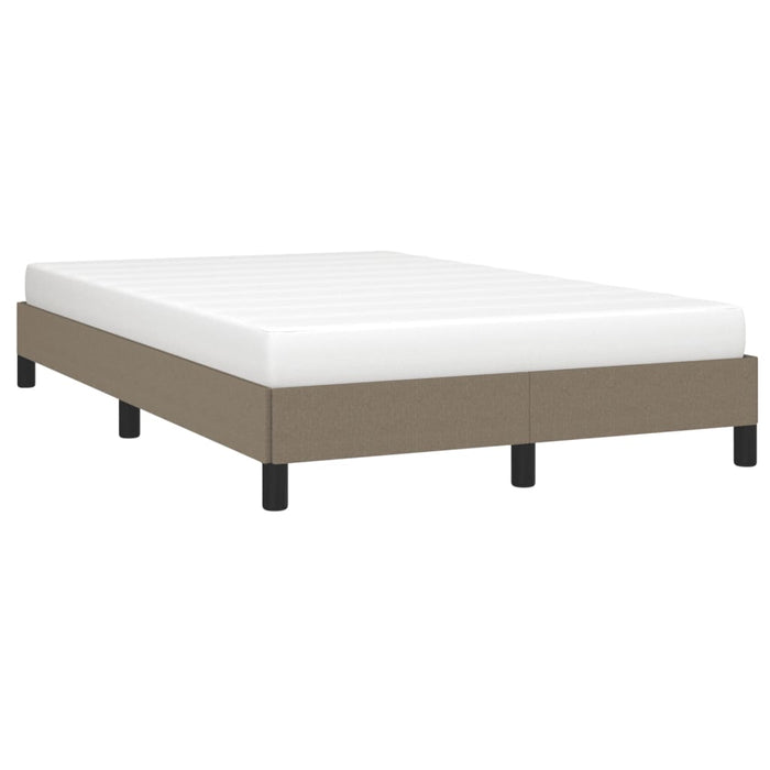 Cadru de pat fără saltea Taupe 120x190 cm țesătură WALTI