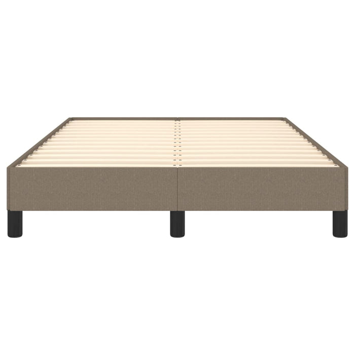 Cadru de pat fără saltea Taupe 120x190 cm țesătură WALTI