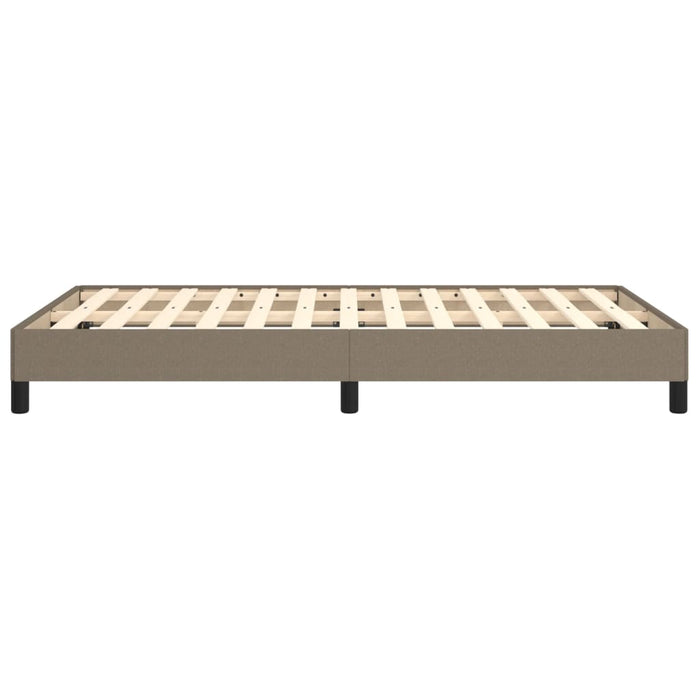 Cadru de pat fără saltea Taupe 120x190 cm țesătură WALTI