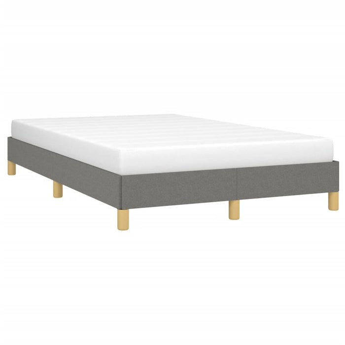 Cadru de pat fără saltea gri închis 120x190 cm țesătură - WALTI WALTI