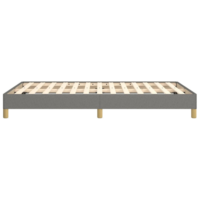 Cadru de pat fără saltea gri închis 120x190 cm țesătură - WALTI WALTI