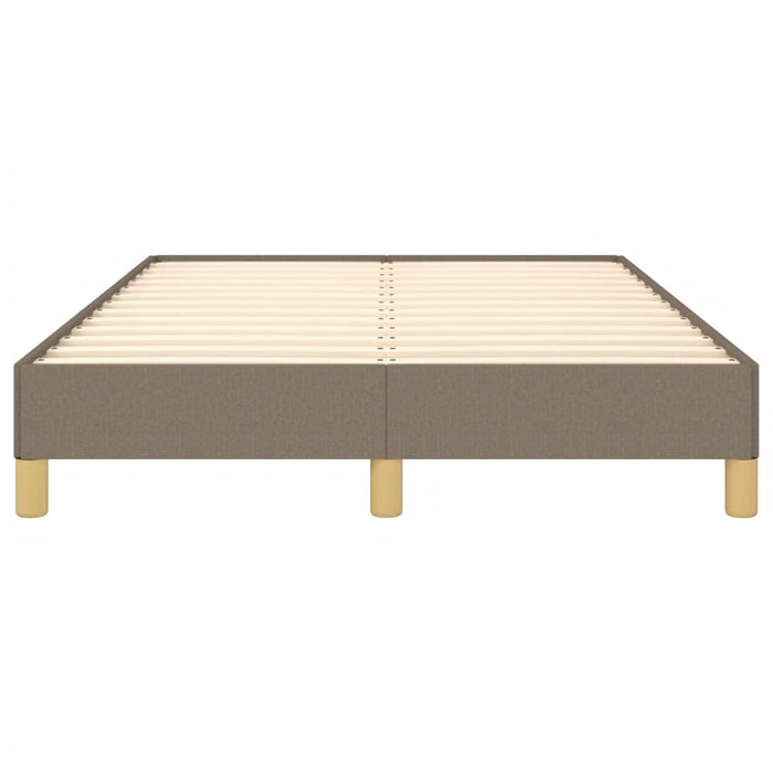 Cadru de pat fără saltea Taupe 120x190 cm țesătură - WALTI WALTI