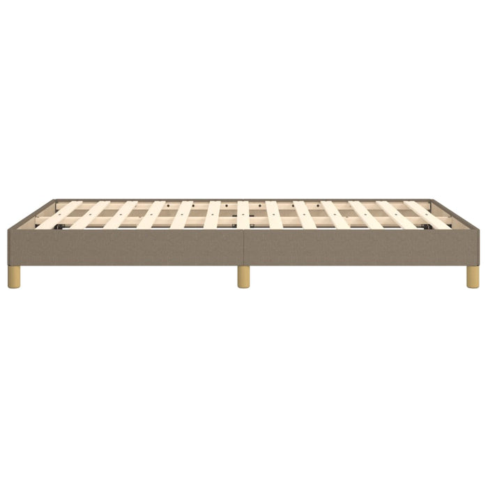 Cadru de pat fără saltea Taupe 120x190 cm țesătură - WALTI WALTI