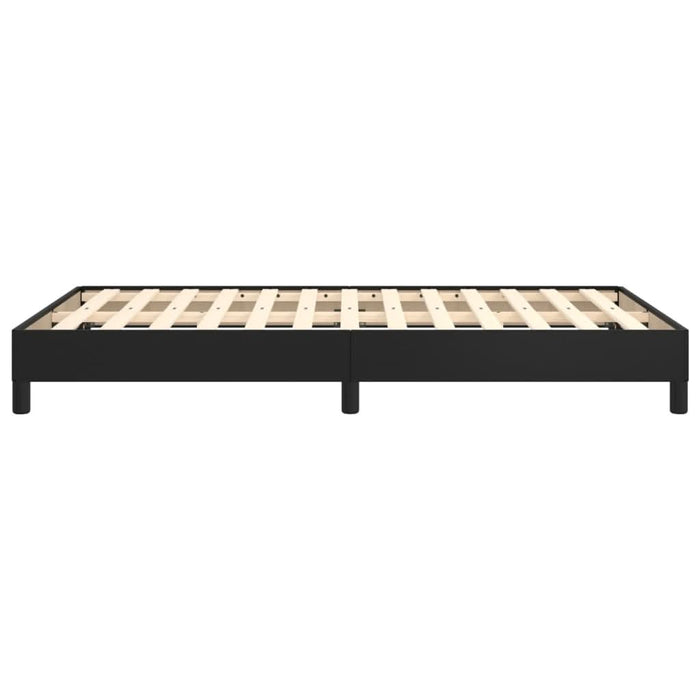 Cadru de pat fără saltea Negru piele artificială - WALTI WALTI