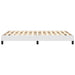 Cadru de pat fără saltea alb 120x190 cm piele artificială - WALTI WALTI