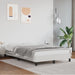 Cadru de pat fără saltea alb 120x190 cm piele artificială - WALTI WALTI