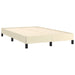 Cadru de pat fără saltea cremă 120x190 cm piele artificială - WALTI WALTI