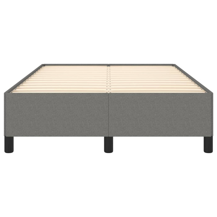 Cadru de pat fără saltea gri închis 120x190 cm țesătură - WALTI WALTI