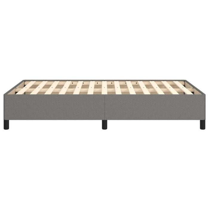 Cadru de pat fără saltea gri închis 120x190 cm țesătură - WALTI WALTI