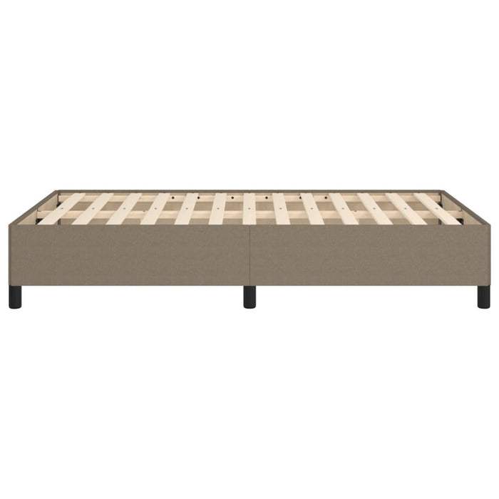 Cadru de pat fără saltea Taupe 120x190 cm țesătură - WALTI WALTI