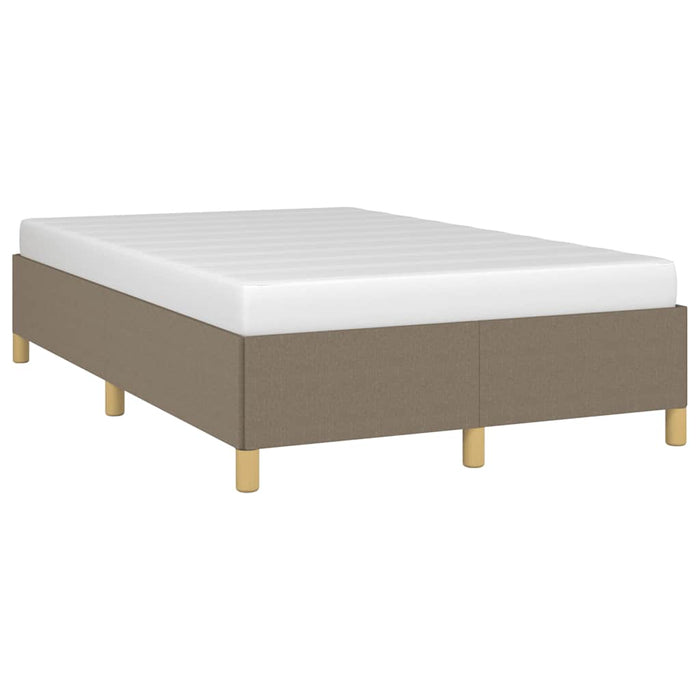 Cadru de pat fără saltea Taupe 120x190 cm țesătură - WALTI WALTI