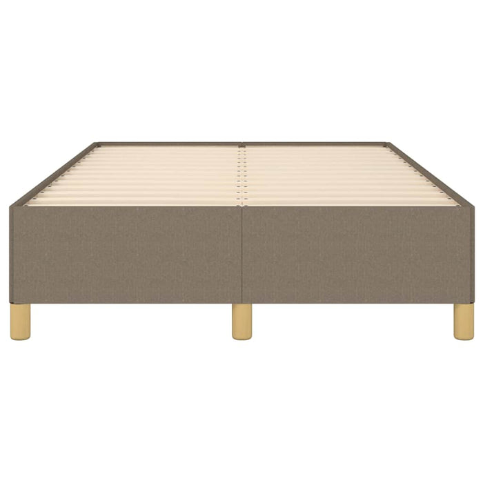 Cadru de pat fără saltea Taupe 120x190 cm țesătură - WALTI WALTI