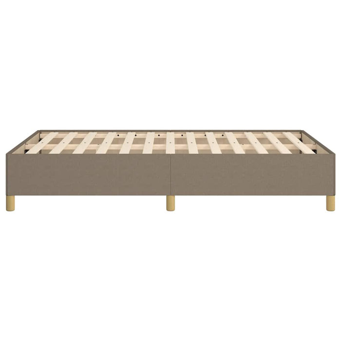 Cadru de pat fără saltea Taupe 120x190 cm țesătură - WALTI WALTI