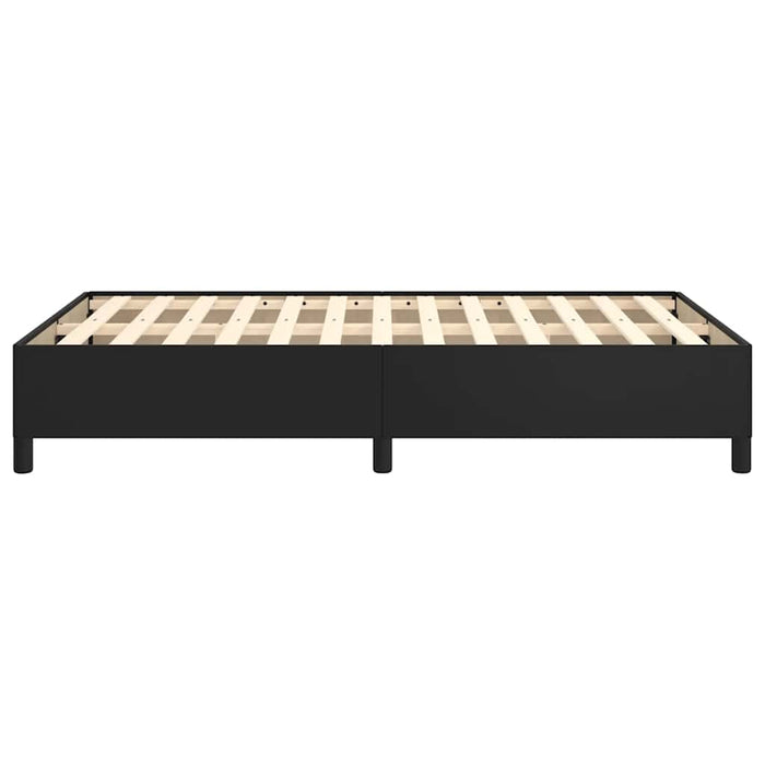 Cadru de pat fără saltea Negru piele artificială - WALTI WALTI