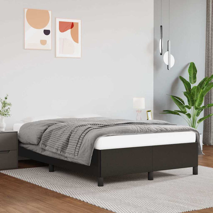 Cadru de pat fără saltea Negru piele artificială - WALTI WALTI