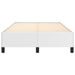 Cadru de pat fără saltea alb 120x190 cm piele artificială - WALTI WALTI