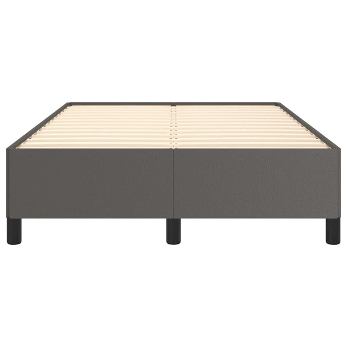 Cadru de pat fără saltea gri 120x190 cm piele artificială - WALTI WALTI