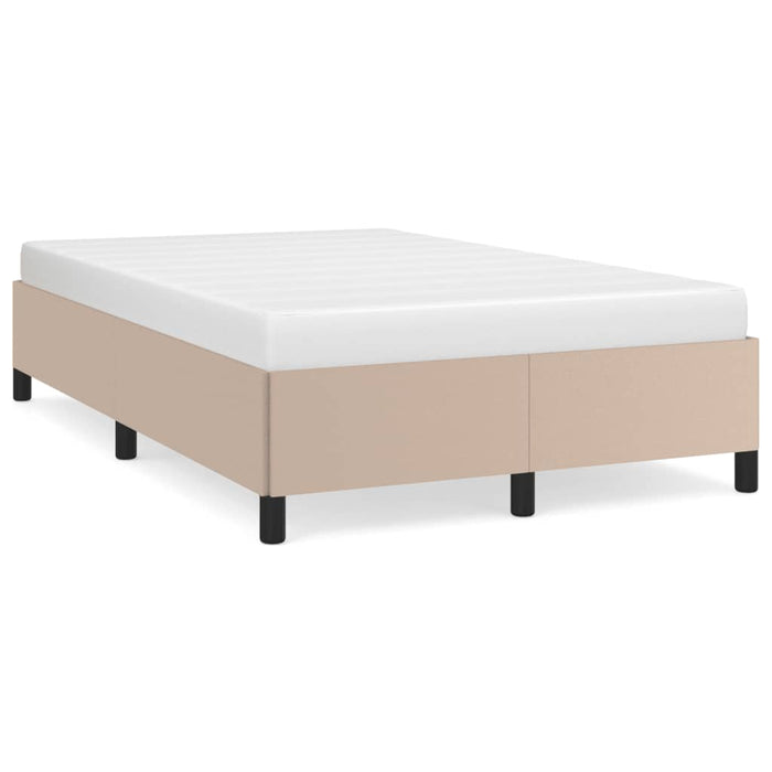 Cadru de pat fără saltea cappuccino 120x190cm piele artificială - WALTI WALTI