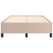 Cadru de pat fără saltea cappuccino 120x190cm piele artificială - WALTI WALTI