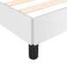 Cadru de pat fără saltea alb 120x190 cm piele artificială - WALTI WALTI