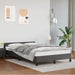 Cadru de pat fără saltea gri 120x190 cm piele artificială - WALTI WALTI