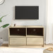 Dulap TV "SAUDA", stejar, 99x43x55 cm, lemn masiv de pin - WALTI WALTI
