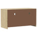 Dulap TV "SAUDA", stejar, 99x43x55 cm, lemn masiv de pin - WALTI WALTI