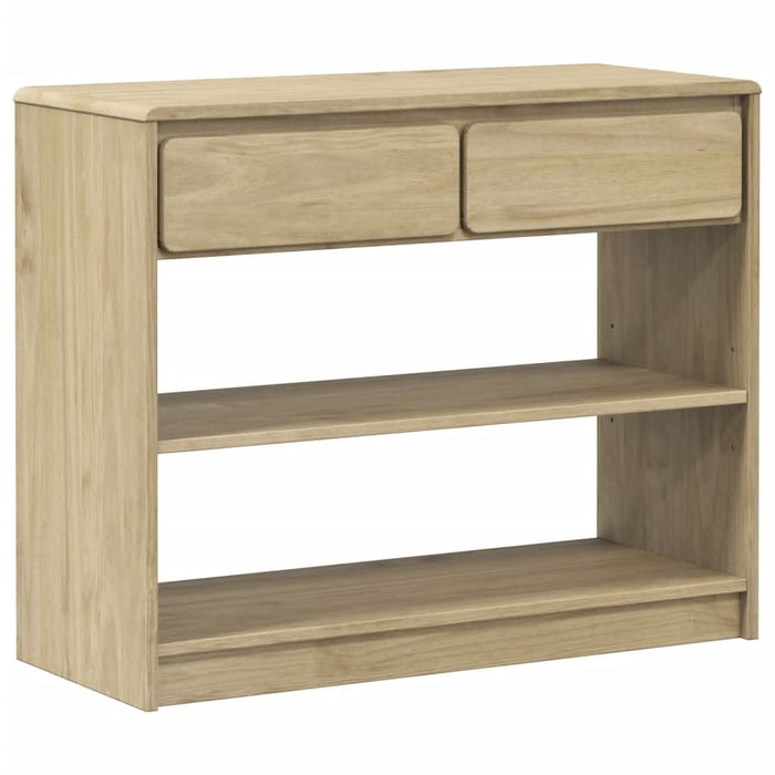 Măsuță consolă "SAUDA", stejar, 89,5x36,5x73 cm, lemn masiv pin - WALTI WALTI