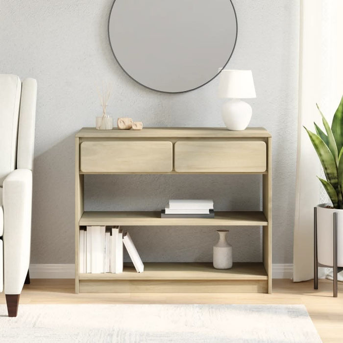 Măsuță consolă "SAUDA", stejar, 89,5x36,5x73 cm, lemn masiv pin - WALTI WALTI